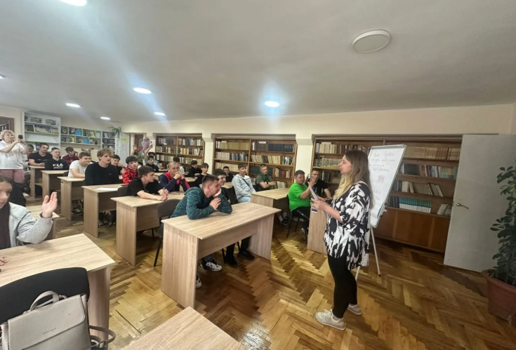 Зустріч студентів із представниками громадської організації «Центр життєстійкості Стрийськоі територіальної громади»